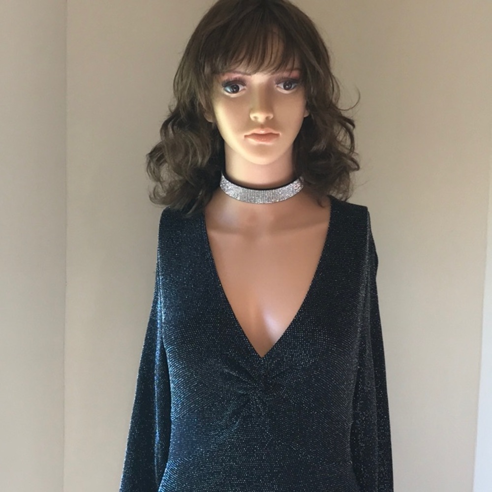 Black & Silver Sparkly Dress